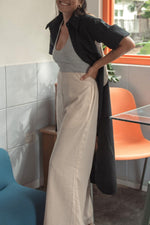 Palazzo Pants in Khaki